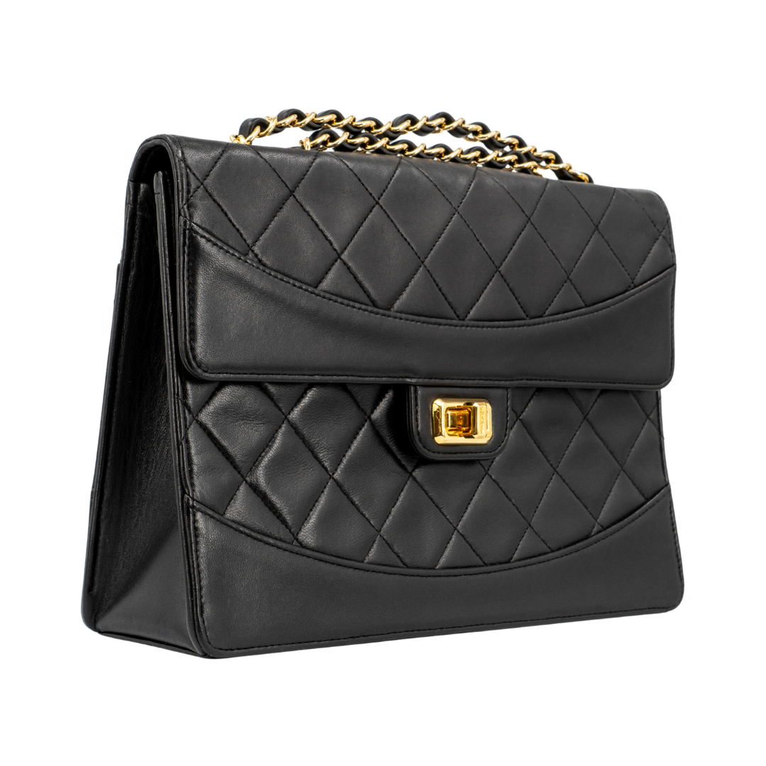Chanel Mademoiselle Lock Border Flap