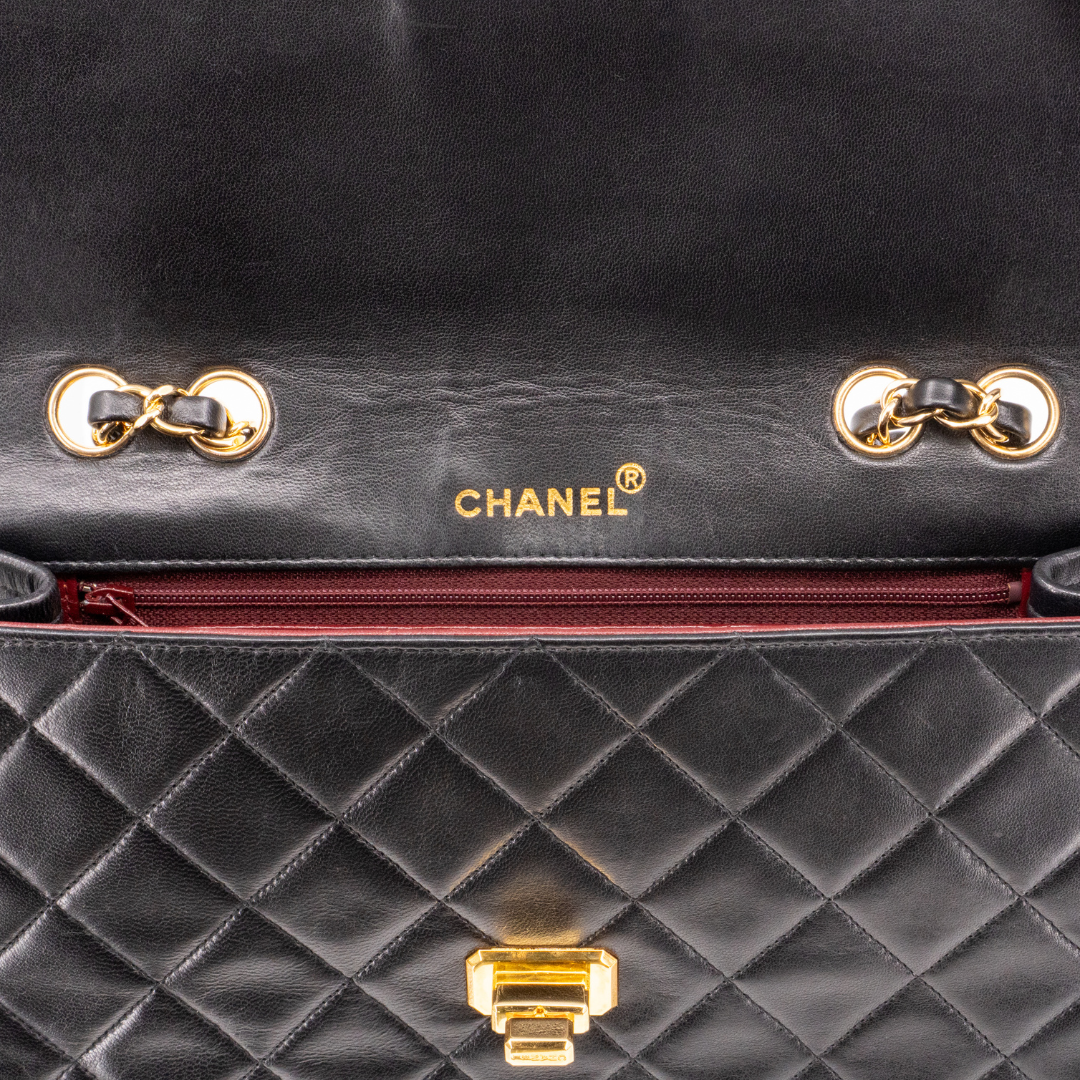 Chanel Mademoiselle Lock Border Flap