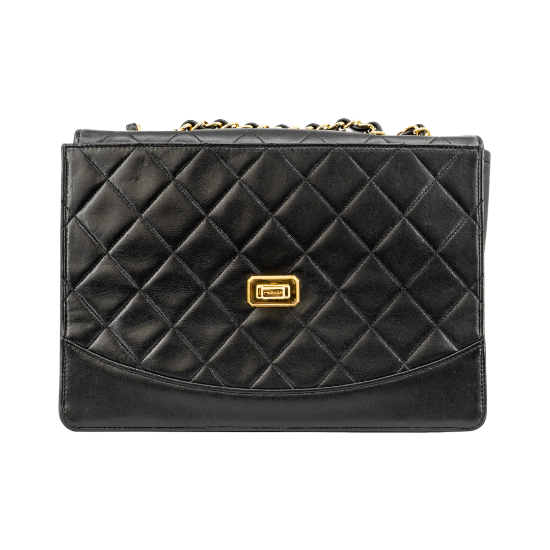 Chanel Mademoiselle Lock Border Flap