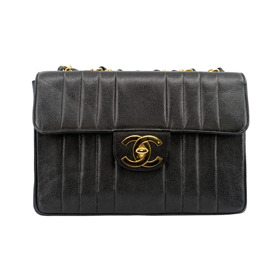 Chanel Vertical Quilt Jumbo Flap