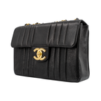 Chanel Vertical Quilt Jumbo Flap