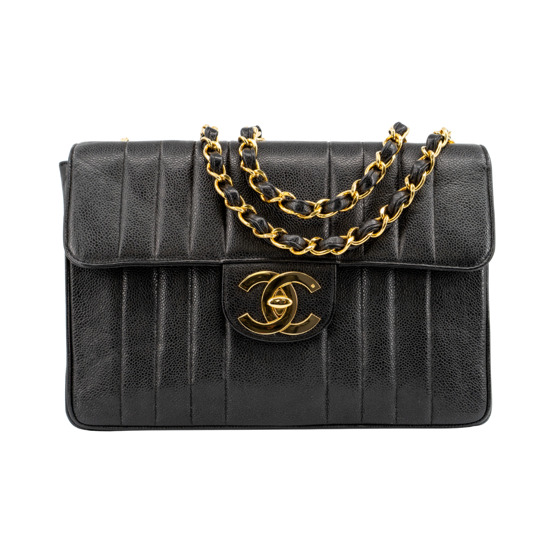 Chanel Vertical Quilt Jumbo Flap