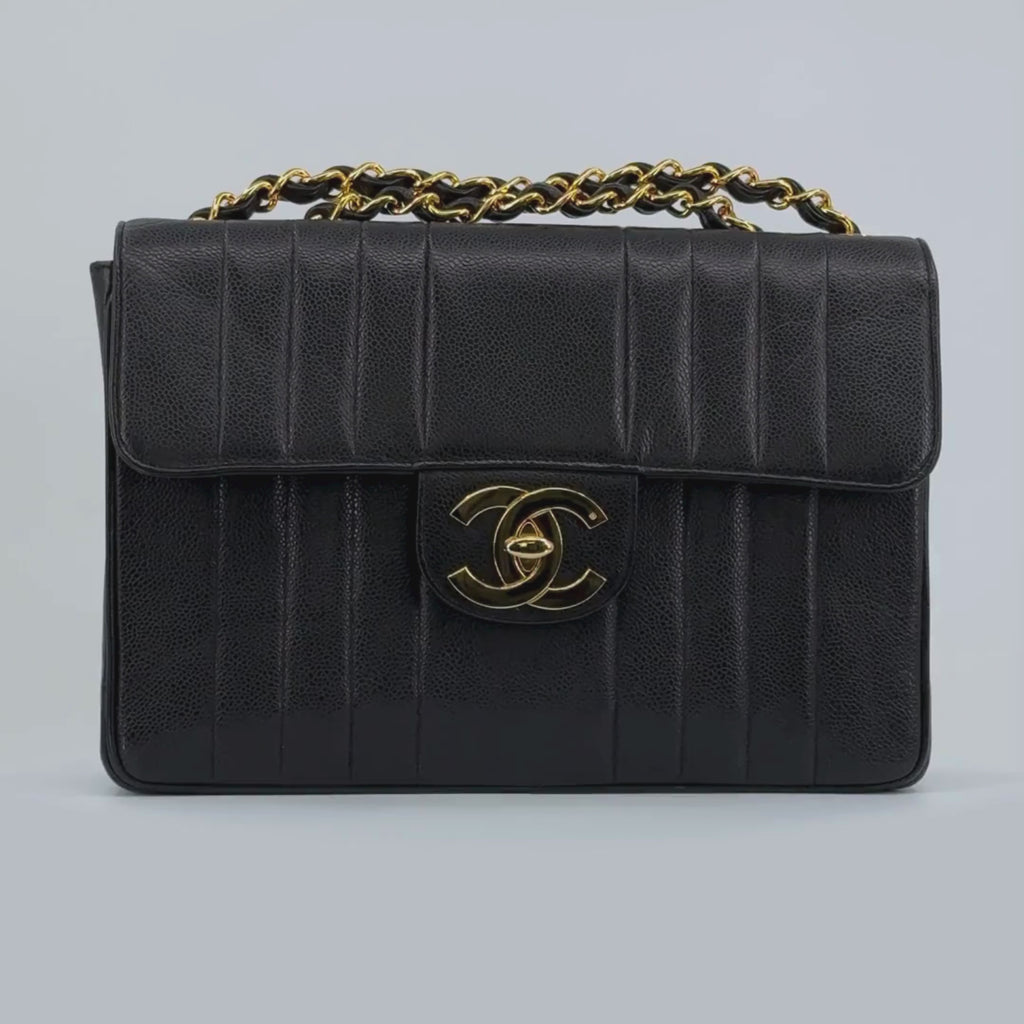Chanel Vertical Quilt Jumbo Flap