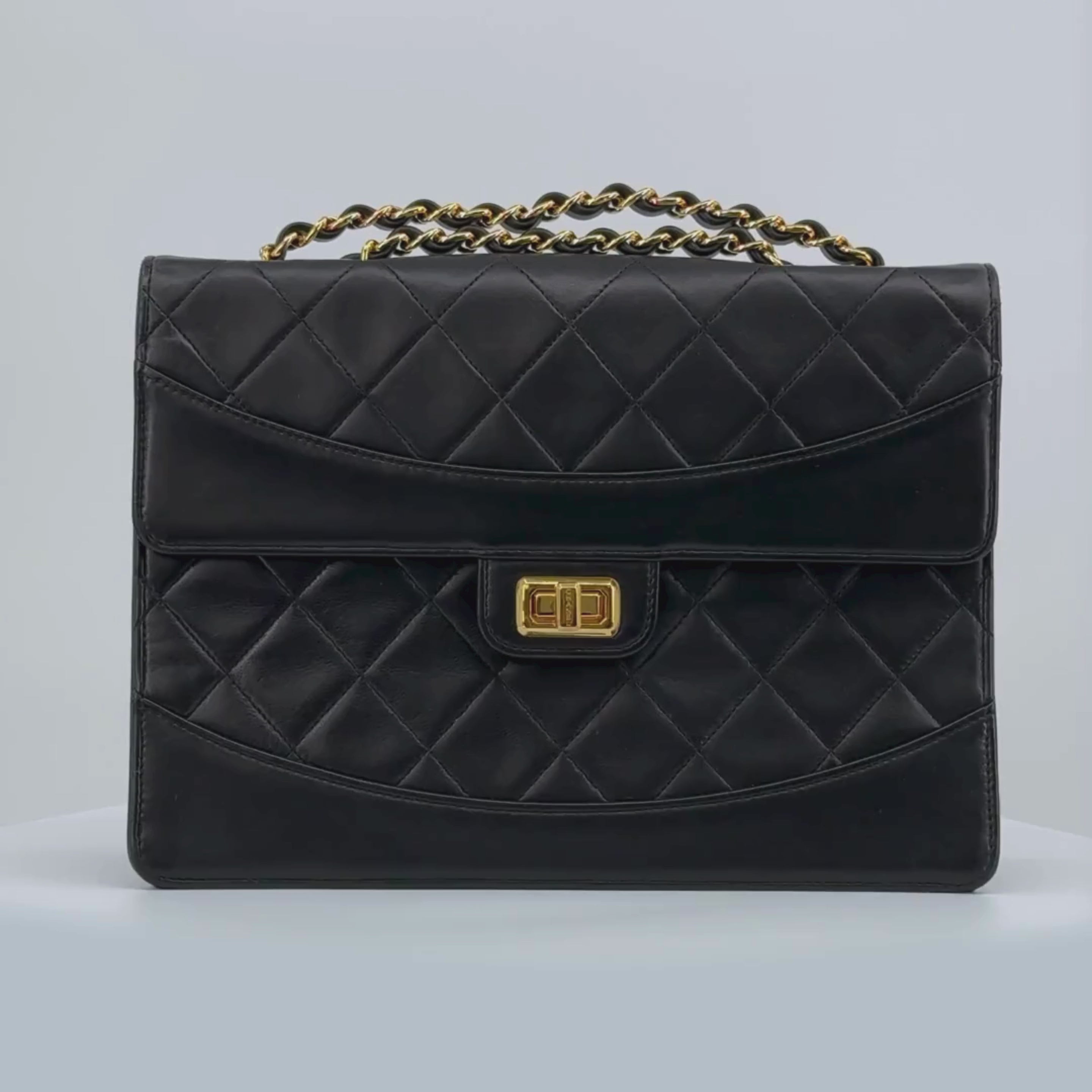 Chanel Mademoiselle Lock Border Flap